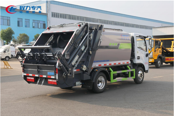 (5方)东风多利卡D5蓝牌压缩垃圾车