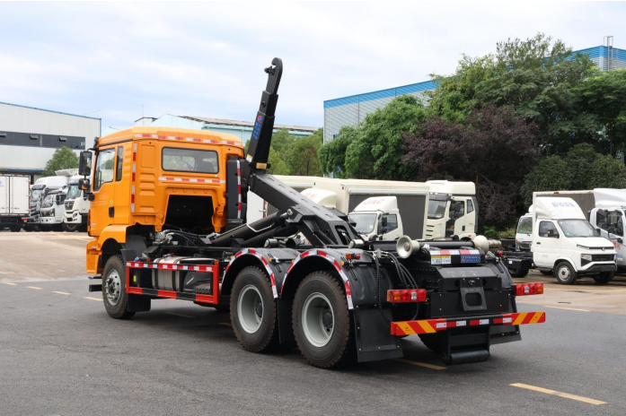 (20方)陕汽后双桥勾臂垃圾车